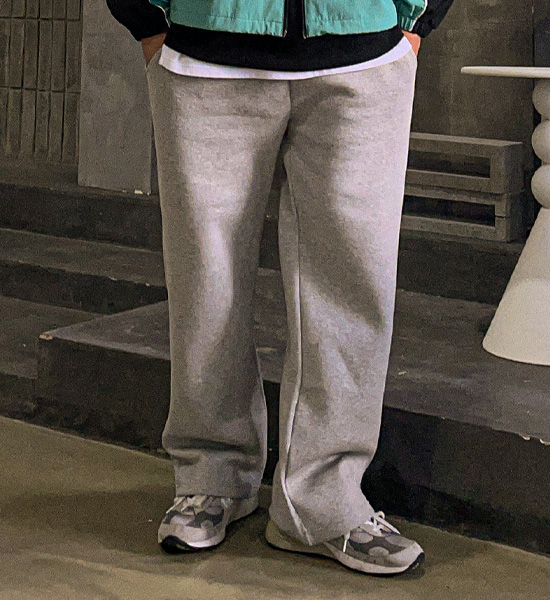 (M-6XL)<BR>스티수드 Semi-wide fit banding pants