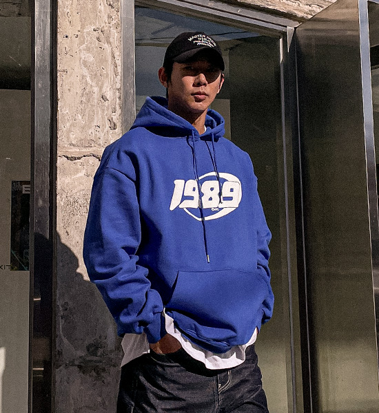 쿠다바드 a fleece hoodie