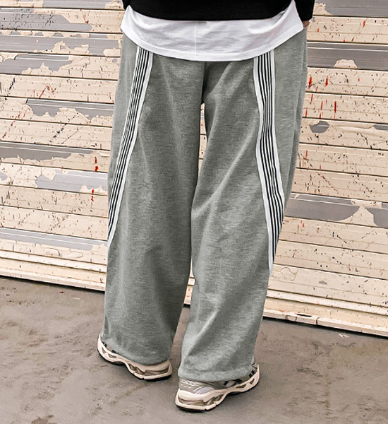 (XL-6XL)<BR>카노드 Semi-wide fit banding pants