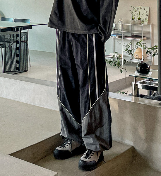 (XL-6XL)<BR>샤로다 Semi-wide fit banding pants