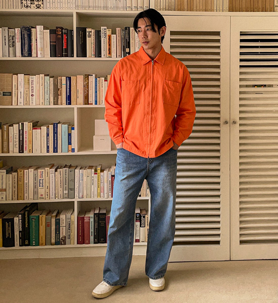 (L-5XL)<BR>그레그 워싱셔츠&Jacket