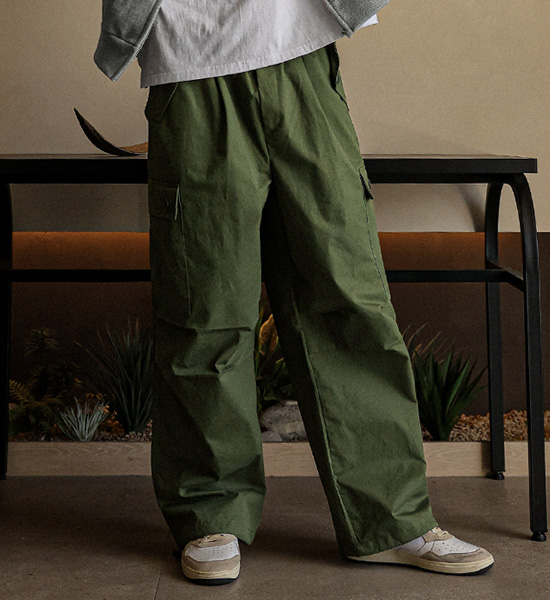(XL-6XL)<BR>센나르 Semi-wide fit cargo-banding pants
