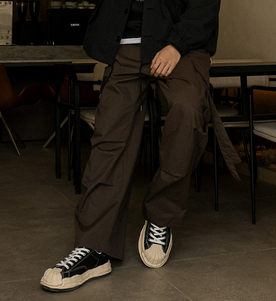 (XL-6XL)<BR>샘딜 Semi-wide fit cargo-banding pants