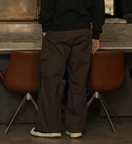 (XL-6XL)<BR>샘딜 Semi-wide fit cargo-banding pants