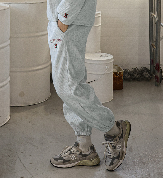 (XL-6XL)<BR>아치포드 와플밴딩조거팬츠 <br><font color="#098a09"><B>Select length (Basic,Long+8cm)</B></font>