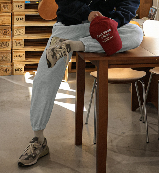 (XL-6XL)<BR>아치포드 와플밴딩조거팬츠 <br><font color="#098a09"><B>Select length (Basic,Long+8cm)</B></font>