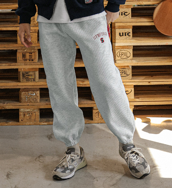 (XL-6XL)<BR>아치포드 와플밴딩조거팬츠 <br><font color="#098a09"><B>Select length (Basic,Long+8cm)</B></font>