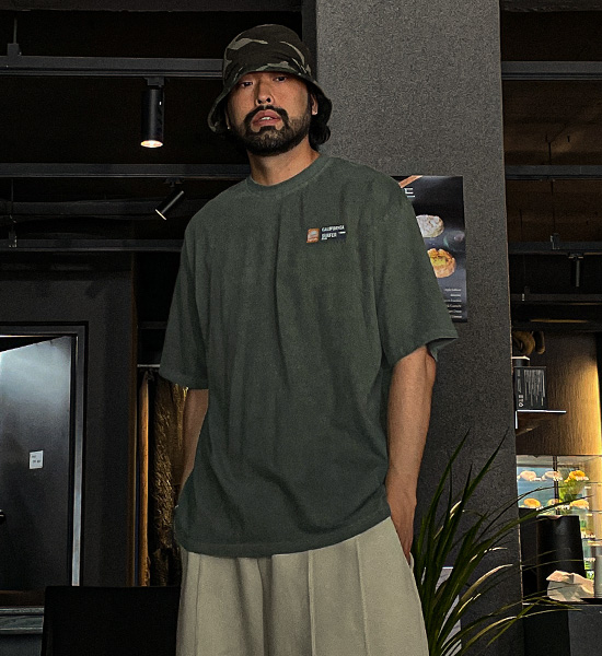 (3XL-6XL)<BR>토리야 pigment Short T shirts