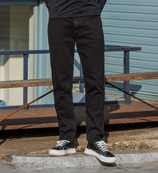 (S-5XL)<BR>우주 한 조각 denim pants 1007
