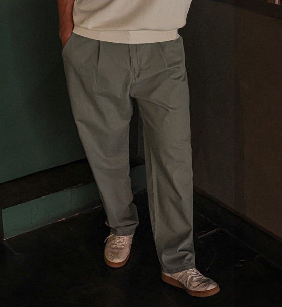 (M-5XL)<BR>사스티 standard fit Back banding cotton pants (70Summer)