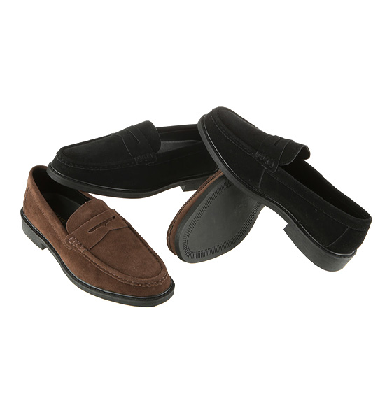 (260~305)<BR>신상 Big size Suede Loafers