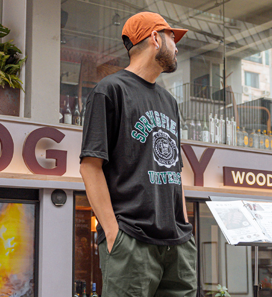(L~4XL)<br>스핀코 Short T shirts