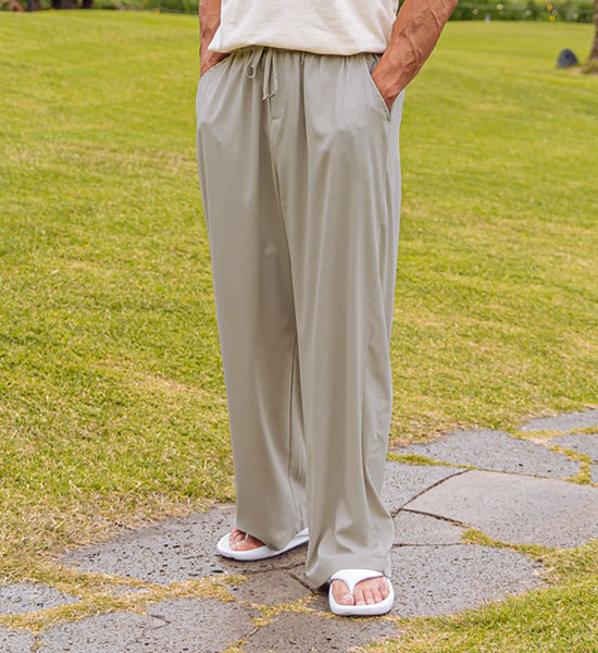 (M~4XL)<BR>포플리 banding pants