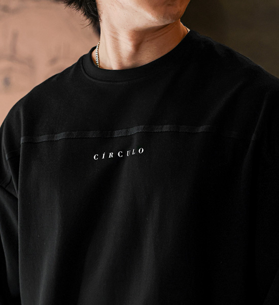 (XL-6XL)<BR>투톤써클로 Short T shirts
