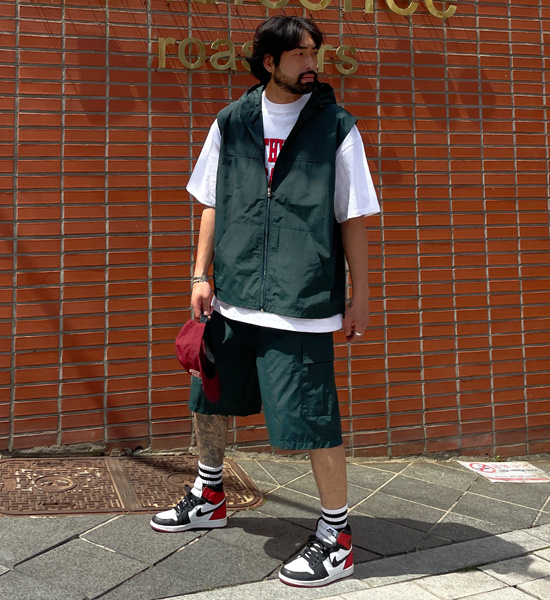 (L-4XL)<BR>사그란 Hooded Vest