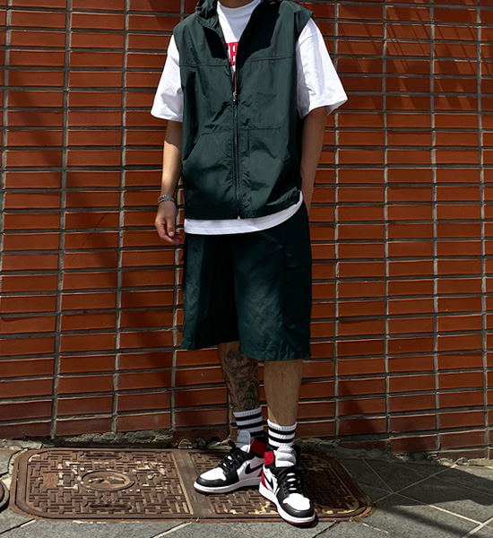 (L-4XL)<BR>사그란 Hooded Vest