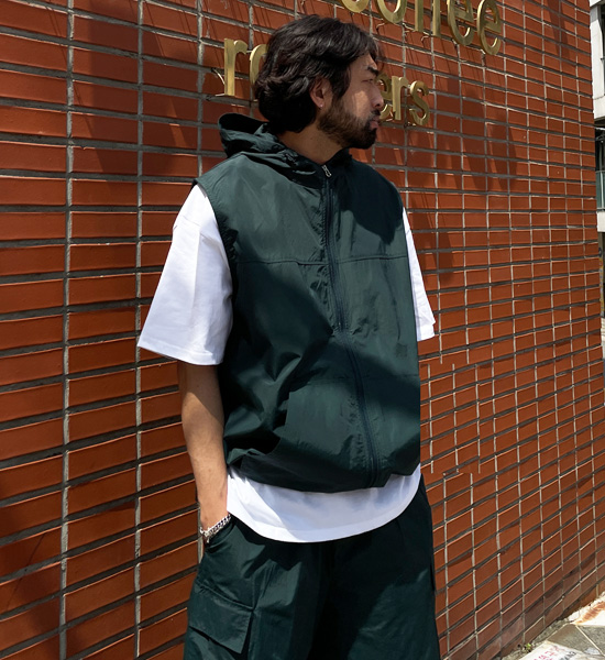 (L-4XL)<BR>사그란 Hooded Vest