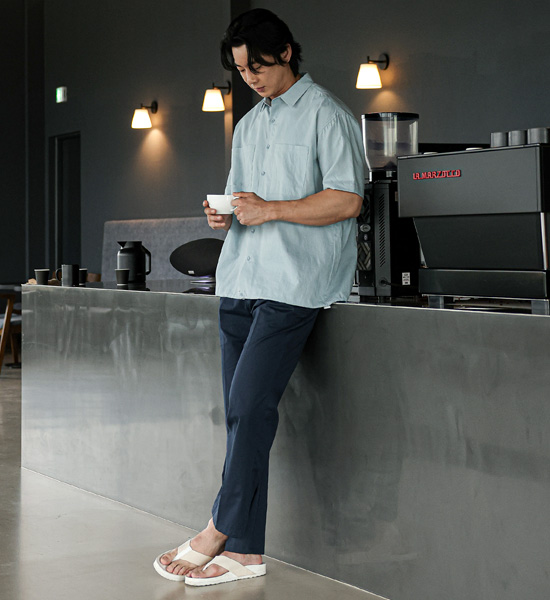 (XL-5XL)<br>히도라 linen short-sleeved shirt