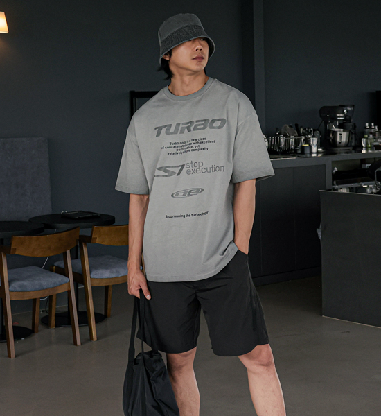 (L-4XL)<br>람퍼 nylon Banding Shorts