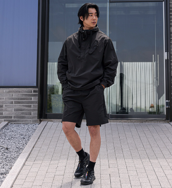 (L-5XL)<br>티카스 nylon Hood anorak+람퍼 nylon Banding Shorts