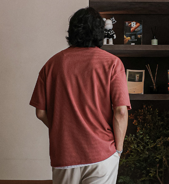 (XL-4XL)<BR>워터폴 반팔가디건