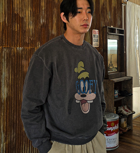 (XL-6XL)<BR>가르나트 pigment man-to-man T