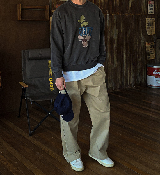 (XL-6XL)<BR>가르나트 pigment man-to-man T