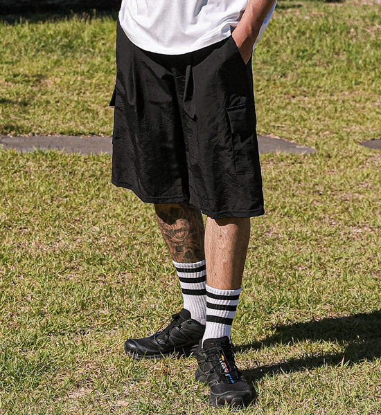 (L-5XL)<BR>플레밍 Bermuda Cargo Banding Shorts