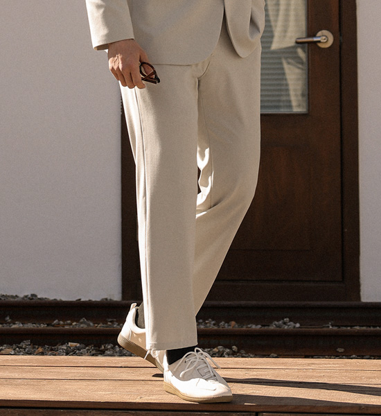 (M-6XL)<BR>메이도프 Jacket+나이브스 Back banding Slacks <br><font color="#098a09"><B>Select length (Basic,Long+10cm)</B></font>