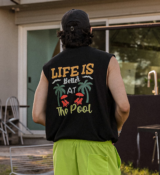 (XL-6XL)<BR>머드랄라 Sleeveless shirts