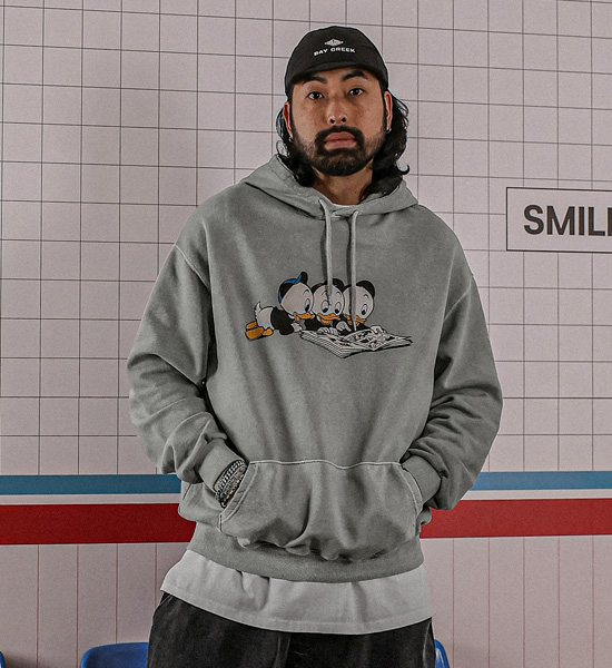 (XL-6XL)<BR>비소카 pigment Hoodie