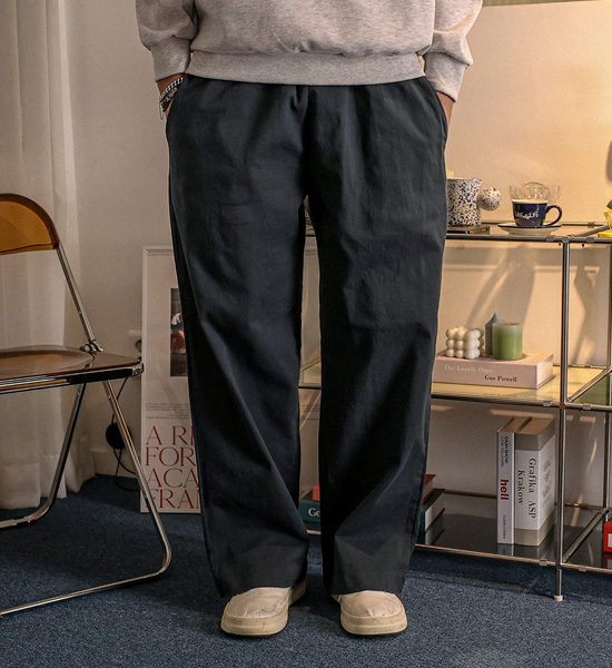 (L-4XL)<br>스라시나 Semi-wide fit banding pants