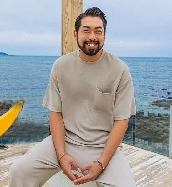 (L-5XL)<BR>에블라 pocket short-sleeved T-shirt+토레온 밴딩통팬츠
