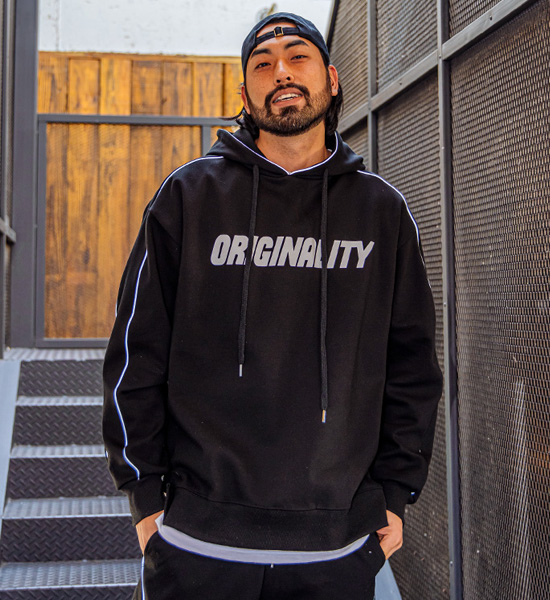 (L-5XL)<br>빈자리 삥줄 Hoodie