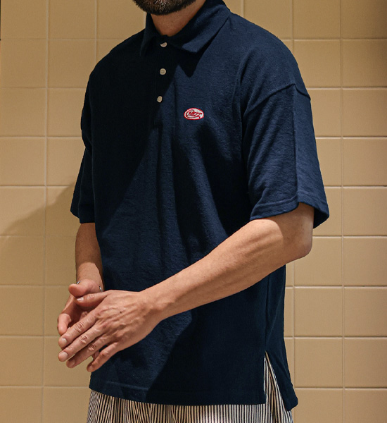 (L-5XL)<BR>그로핑 short-sleeved collar T-shirt