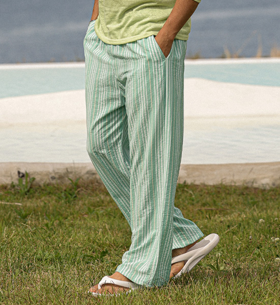 (2XL-5XL)<BR>커찬 Semi-wide fit banding pants