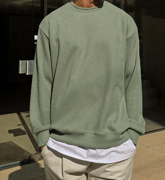 (XL-5XL)<BR>하브린 와플맨투맨
