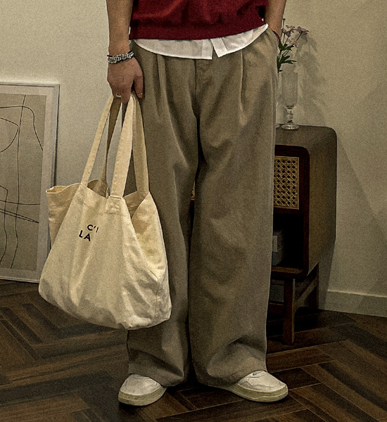 아나미누 wide fit Pants