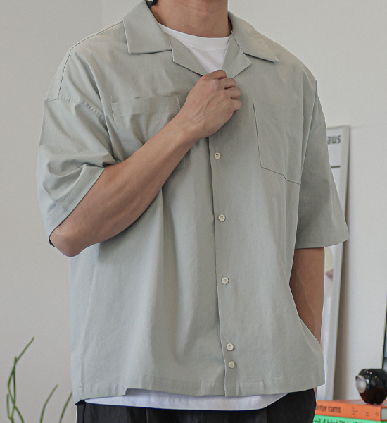 (XL-6XL)<br>오포치노 linen short-sleeved shirt