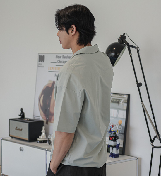 (XL-6XL)<br>오포치노 linen short-sleeved shirt