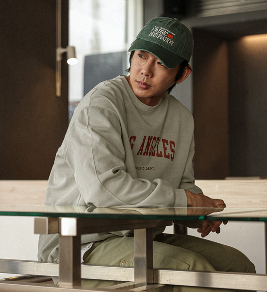 (M-5XL)<br>위트모 pigment man-to-man T