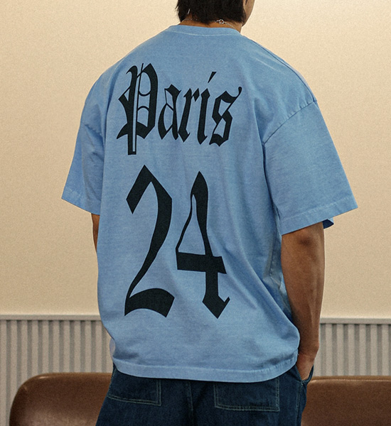 (XL-4XL)<BR>노리버트 pigment Short T shirts
