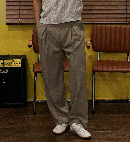 호디키 Semi-wide fit Banding Slacks