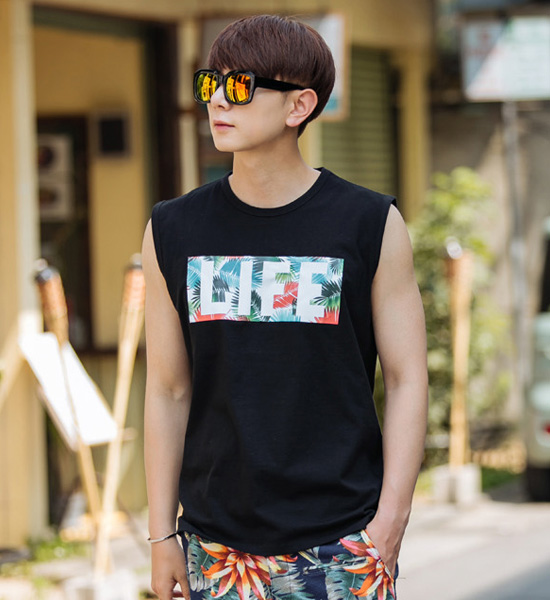 (M-2XL)<br>Life Sleeveless shirts