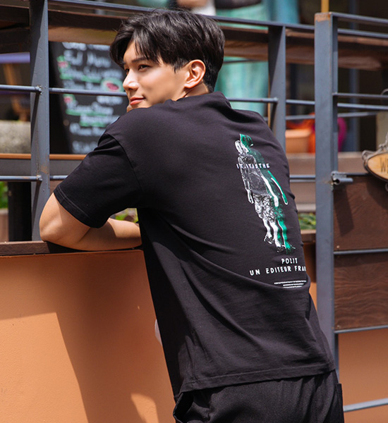 (L~5XL)<br>휴고 Paris Short T shirts