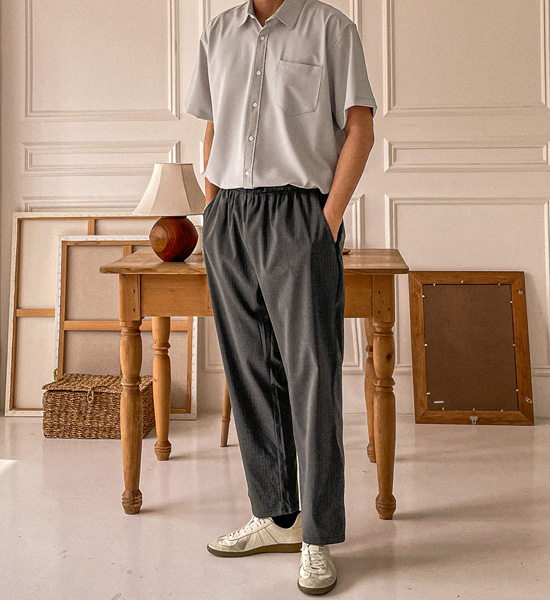 (L-5XL)<br>캐플란 Cooling spandex short-sleeved shirt