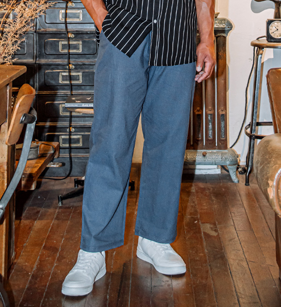 (M~6XL)<BR>이태원 wide banding pants <br><font color="#098a09"><B>Select length (Basic,Long+8cm)</B></font>