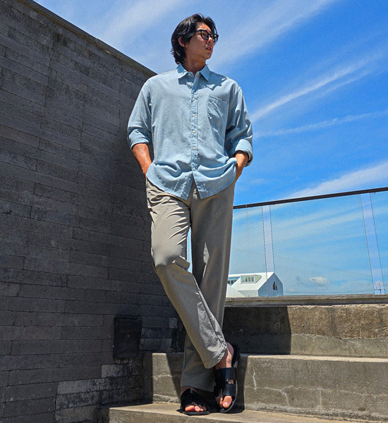 (XL-6XL)<BR>노디하 a linen shirt