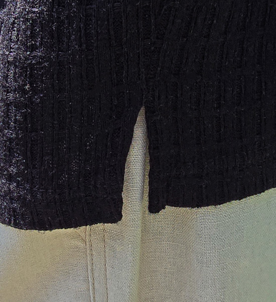 (L-5XL)<BR>토니헤일 Square short-sleeved knitwear