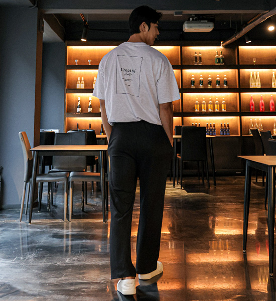 (M-3XL)<br>소마라디 Semi-wide fit banding pants H0029